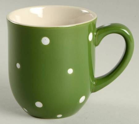 Polka Dot Green Mug