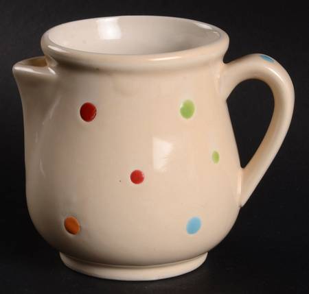 Polka Dot Cream Creamer