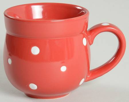 Polka Dot Red Mug