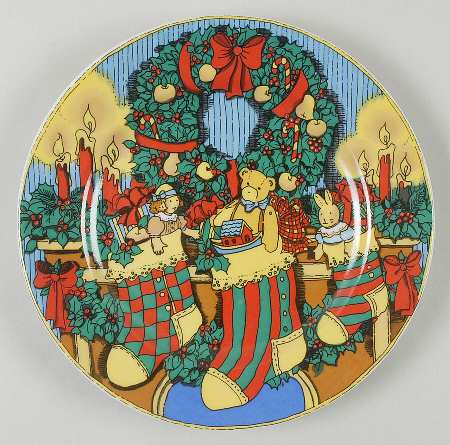 Christmas Memories Salad Plate