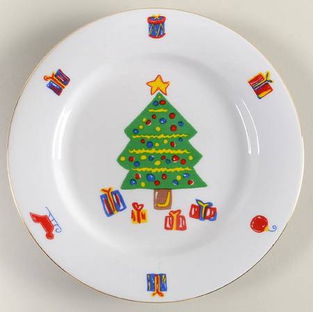 Save the Children Christmas Salad Plate