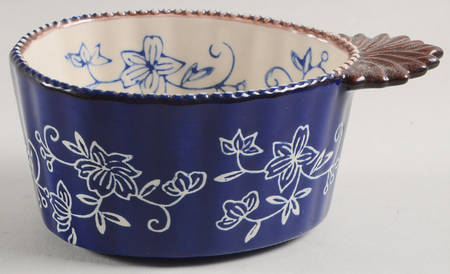 Floral Lace-Blue Individual Baker by Temp-Tations