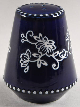 Floral Lace-Blue Pepper Shaker