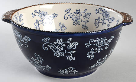 Floral Lace-Blue 9" Mixing Bowl