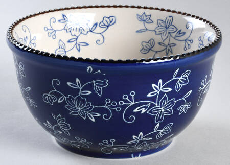Floral Lace-Blue 6" Nesting Bowl
