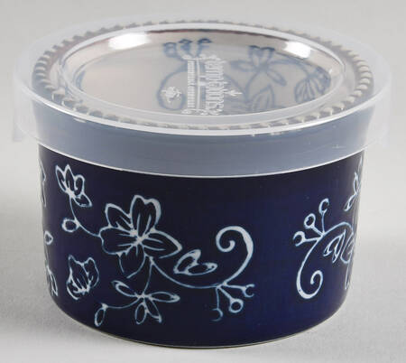 Floral Lace-Blue Ramekin & Plastic Lid (RAMM1) by Temp-Tations