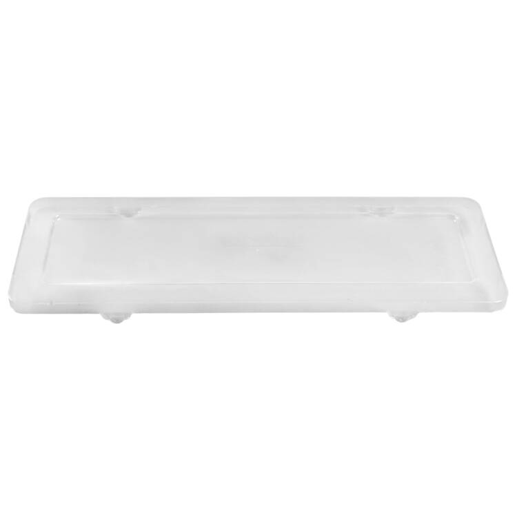 Floral Lace-Blue Plastic Lid for 14" Rectangular Tart Baker