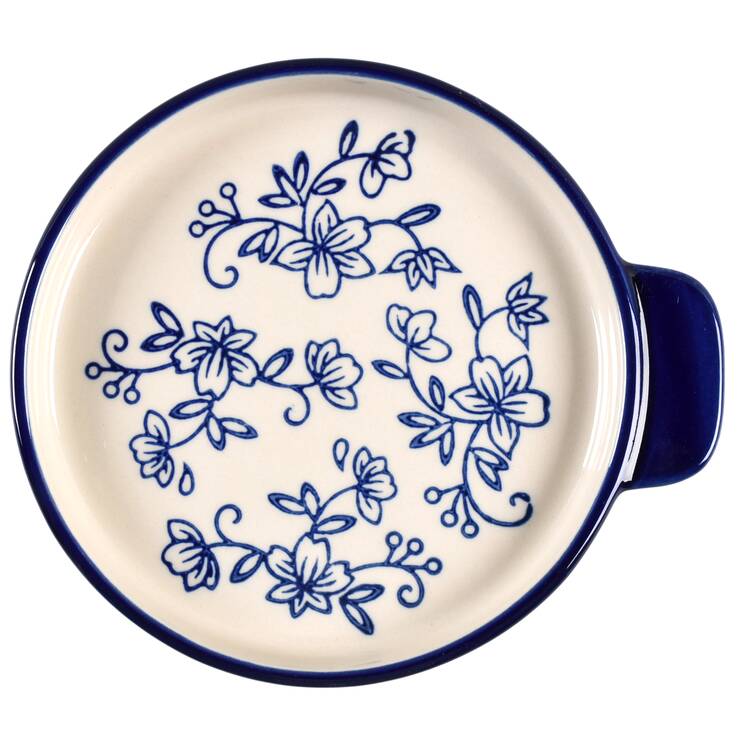 Floral Lace-Blue Lid-It for 25 Oz Soup Mug