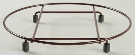 Floral Lace-Blue Metal Stand for 9" Round Baker