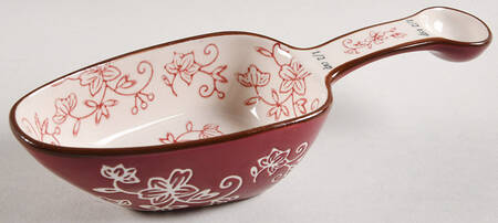 Floral Lace Cranberry 1/2 Cup Measuring Scoop
