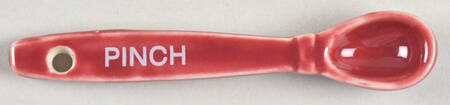 Floral Lace Cranberry "Pinch" Small Measuring Spoon
