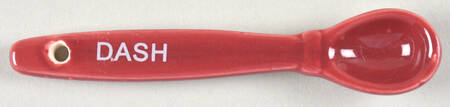 Floral Lace Cranberry "Dash" Small Measuring Spoon