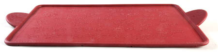 Floral Lace Cranberry Silicone Baking Board