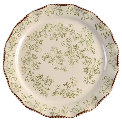Floral Lace Green Dinner Plate