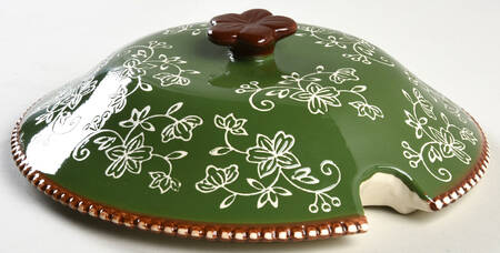 Floral Lace Green Lid for Tureen