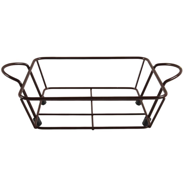 Floral Lace Green Metal Stand for 9" Square Baker