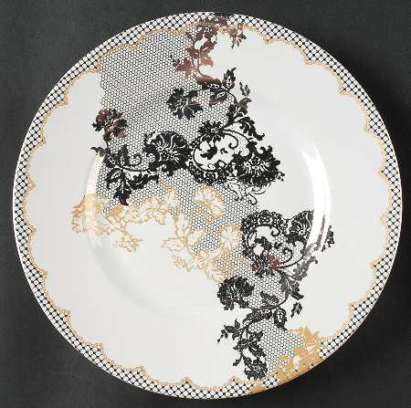 Cartouche Salad Plate by Tahari Home