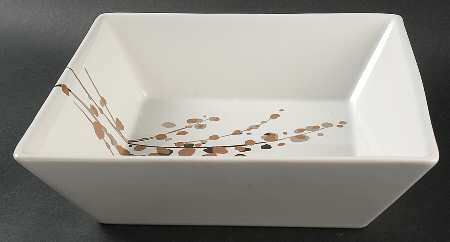 Wheat Sprig 9" Square Serving Bowl