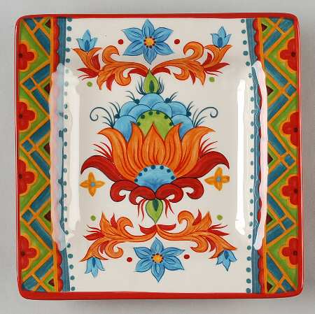 Pasha Square Salad Plate