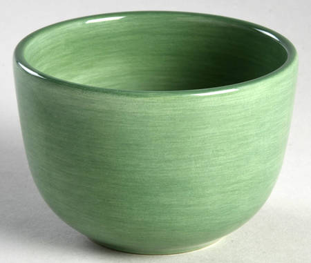 Espana Sage Dark Green (Round) Fruit/Dessert (Sauce) Bowl