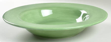 Espana Sage Dark Green (Round) 14" Pasta Serving Bowl