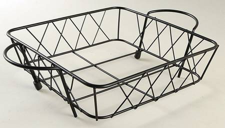 Old World Cream Metal Stand for 8" Square Baker