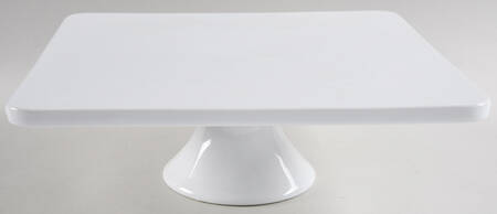 TPA3 (Porcelain Ceramic) 11" Diameter Square Pedestal Cake Stand