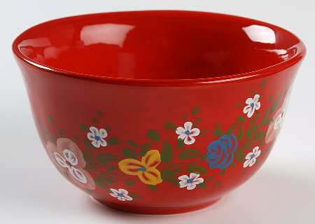 Pasha Red Soup/Cereal Bowl