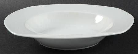 Simply White (Square) Rim Soup Bowl