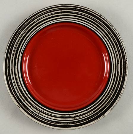 Tahiti Carmine (Red) Salad Plate