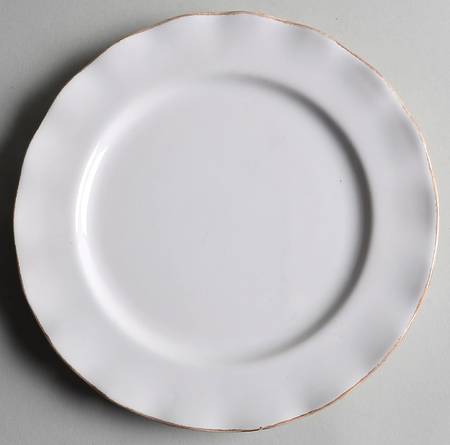 Belle Cream Salad Plate