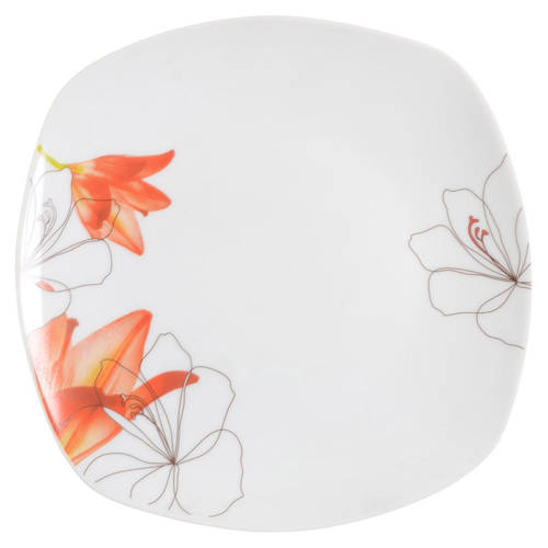 Lily Square Salad Plate