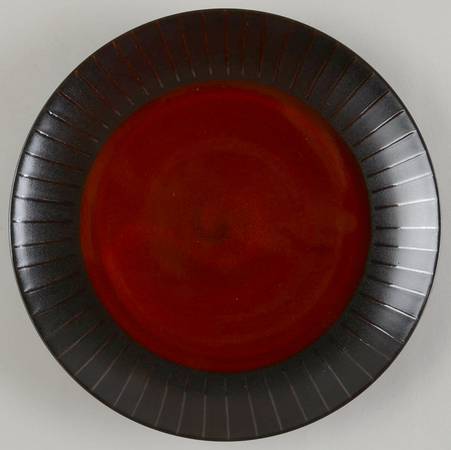 Red Lawrence Salad Plate