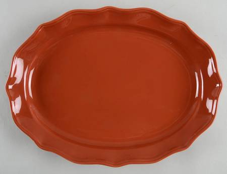 Wellsbridge Brick 14" Oval Serving Platter