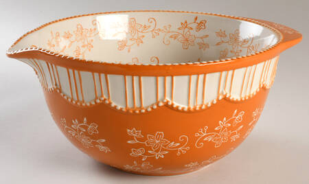 Floral Lace Spice 12" Nesting Bowl with Spout