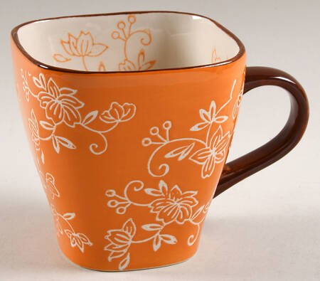 Floral Lace Spice Square Mug