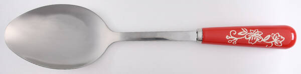 Floral Lace Red Tablespoon (Serving Spoon) by Temp-Tations