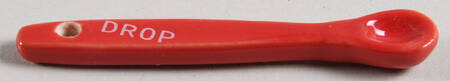 Floral Lace Red "Drop" Small Measuring Spoon
