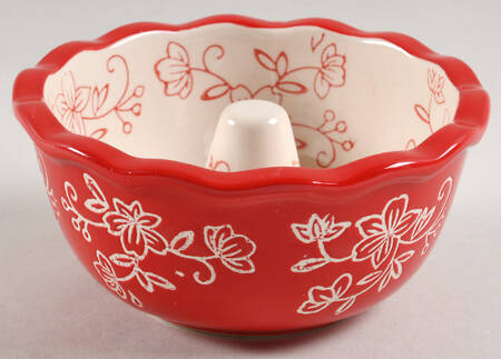 Floral Lace Red Individual Bundt Pan