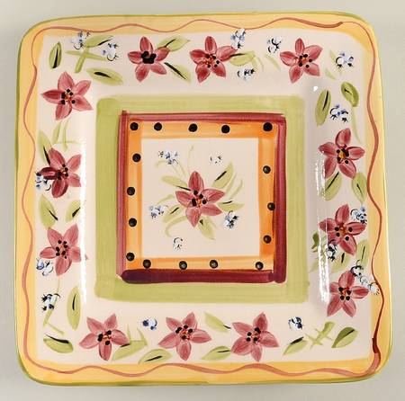 Adalina Square Salad Plate
