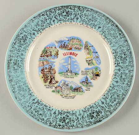 State Souvenir Plates (Version B) Souvenir Plate