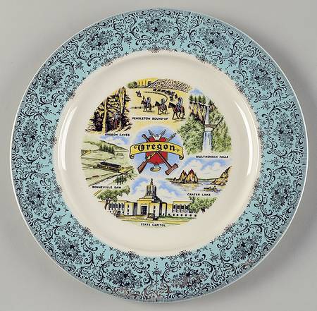 State Souvenir Plates (Version B) Souvenir Plate