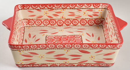 Old World Red 13' Square Baker