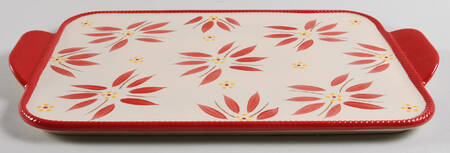 Old World Red Lid for Rectangular Baker