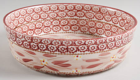 Old World Red 10" Round Baker
