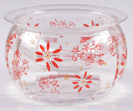 Classic Red Acrylic Dip Bowl for Dip & Icer Set