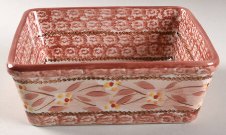 Old World Red 8" Square Baker