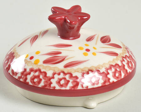Old World Red Lid for Teapot