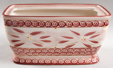 Old World Red Bread Box No Lid