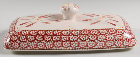 Old World Red Lid for Bread Box